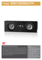 Infinity Reference-RC-252 - Brochure